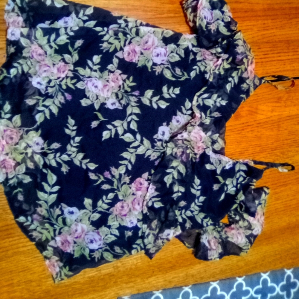 Woman's floral blouse